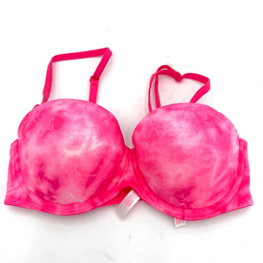 Victoria's Secret Wear Everywhere Multi-Way Push-Up Tie Dye Bra Size 34C